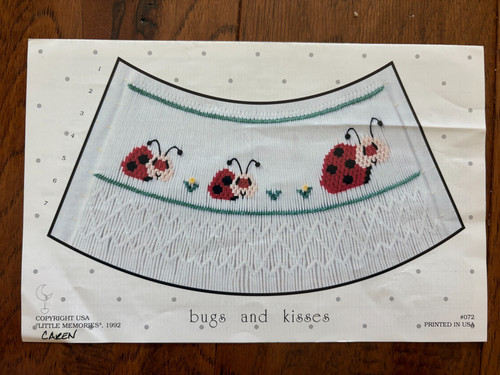 Bugs and kisses smocking plate - and,